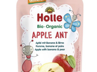 holle bio organic "apple ant" piure de mere, banane si pere (6 luni+) 100 gr.