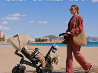 kinderkraft Трицикл easytwist бежевый