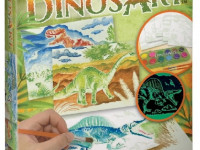 dinosart 15052 set pentru desen "magic watercolor"