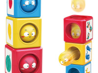 hola toys e7991 set cuburi și bile "tower"