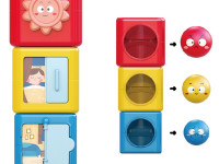 hola toys e7991 set cuburi și bile "tower"