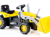 dolu 8051 Трактор с педалями и ковшом жёлтый