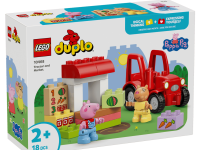 lego duplo 10468 constructor "tractor și piață" (18 el.)