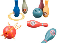 op 201096723 Игровой набор 2 в 1 "Боулинг и Кольцеброс"