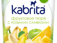 kabrita piure cu frișсă de capra "amestec de fructe" (6 m +) 100 gr.