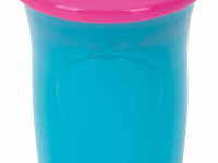 nuby nv04001 cana wonder 360° cu margine de silicon 300 ml. (6 m+)