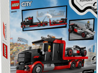 lego city 60493 constructor "camion f1 cu mașină de curse audi f1" (508 el.)