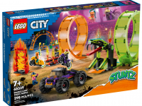 lego city 60339 Конструктор "Трюковая арена Двойная петля" (598 дет.)