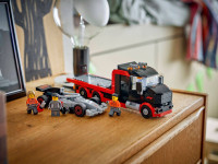 lego city 60493 constructor "camion f1 cu mașină de curse audi f1" (508 el.)