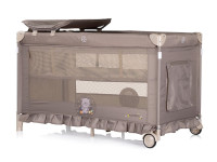 chipolino kosipa252be Țarc-patut cu baldachin palace bear bej