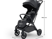 kinderkraft cărucior nubi 3 negru