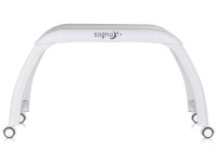 chipolino kossg02501gr Детская колыбель 2-в-1 со светодиодным дисплеем "sogno" grey