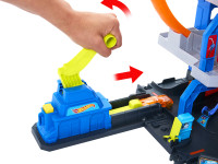 hot wheels jbm74 Игровой набор "Гараж с мега петлей"