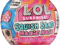 l. o. l. 593188 set de joaca cu papusa surprise! seria coafuri magice squish sand