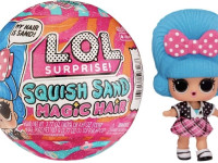 l. o. l. 593188 set de joaca cu papusa surprise! seria coafuri magice squish sand