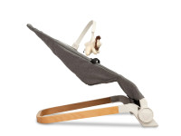 caretero-80611 Детское кресло шезлонг "pine" (до 12 кг.) серый