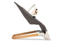 caretero-80611 Детское кресло шезлонг "pine" (до 12 кг.) серый