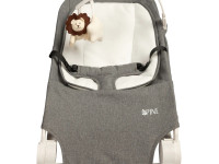 caretero-80611 Детское кресло шезлонг "pine" (до 12 кг.) серый