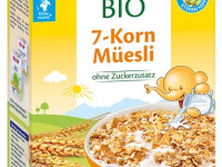 hipp 3533 muesli organic 7 cereale cu banana (12 m+) 200 gr.