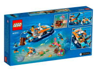 lego city 60377 Конструктор "Исследовательская водолазная лодка" (182дет.)