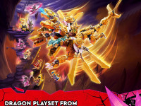 lego ninjago 71774 Конструктор "Золотой Ультра Дракон Ллойда" (989 дет.)