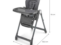 kinderkraft scaun pentru copii 3-in-1 tulo gri