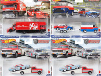 hot wheels flf56 transportor cu automobilul de baza "team transport" in asortiment