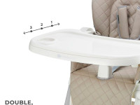 kinderkraft scaun pentru copii 3-in-1 tulo bej