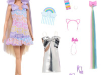 barbie jct72 păpușă barbie blondă "fun & fancy " cu accesorii