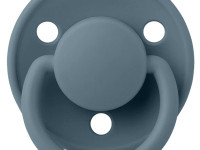 bibs Пустышка круглая силиконовая de lux (0-36 м.) petrol