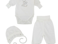 minikin 25710162 Набор из 3 ед. "Мамины объятия" (р. 62) молочный