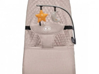 kinderkraft Шезлонг-качалка mini (до 9 кг.) бежевый