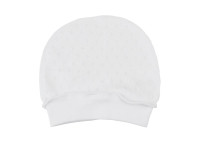 minikin 25130543 Шапочка "Ажурный листик" (р.43) белый