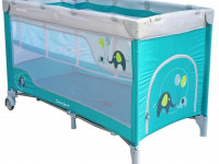 baby mix hr-8052-214 Детский манеж-кровать (голубой/слоники)
