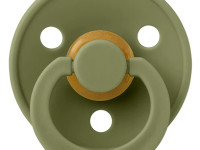 bibs suzeta rotunda din latex color s olive (0-6 luni)