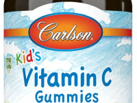 carlson Витамин С жевательные конфеты для детей "kids vitamin c gummies, 125 mg" (60 шт.) апельсин