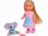 simba 5733355 Кукла Еви со слоненком