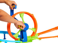 hot wheels jbx65 set de joacă "rapid launch & loop"