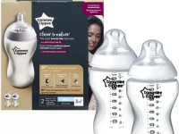 tommee tippee tt0019 Набор из 2 бутылочек "closer to nature" (3 м+) 2х340 мл.