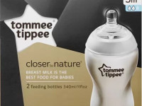 tommee tippee tt0019 Набор из 2 бутылочек "closer to nature" (3 м+) 2х340 мл.