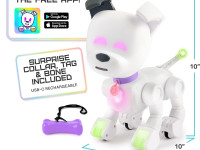 wow wee 1691w robot interactiv "mintid dog-e"