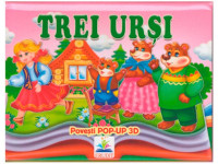 Книга c 3Д картинками "Три Медведя" (ro)
