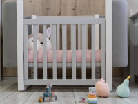 veres 05.3.1.212.17 patuț pentru copii ЛД5 monaco velour (alb/gri)