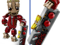 lego marvel 76341 constructor "costumul ravager groot" (604 el.)