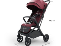 kinderkraft Прогулочная коляска nubi 3 красный