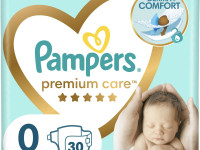 pampers premium care 0+ (<3 kg.) 30 buc.