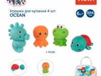 canpol 79/105 set de jucării pentru baie "ocean" (4 buc.)