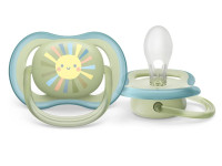 avent scd837/10 set biberon natural (125 ml), suzetă ultra air (0-6 luni)