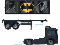 bladez btdcrc9 camion rc batman mission truck (55 cm)