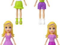 polly pocket jkr46 păpușă breloc cu accesorii (7,5 cm) &icirc;n sort.